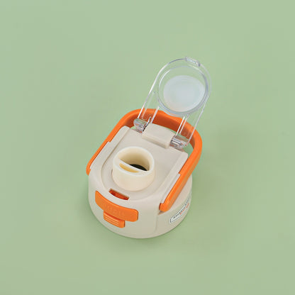 READY Insulated Water Bottle with Straw Lid | Leakproof Stainless Steel Flask for Kids & Adults | Hot & Cold Travel Bottle (550ml)