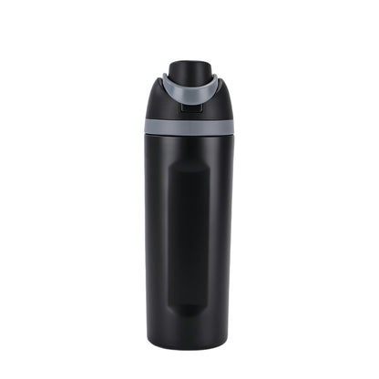 Insulated Stainless Steel Water Bottle with Straw Lid - Leakproof Flip Top Thermo Mug for Sports, Travel & Car Cup Holders