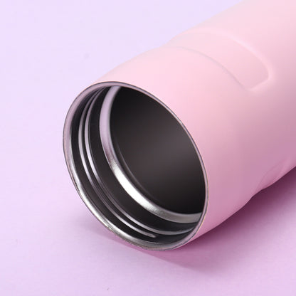 Large Capacity Insulated Water Bottle with Handle - Stainless Steel, Leakproof, Wide Mouth Flip Cap for Gym, Sport & Outdoor