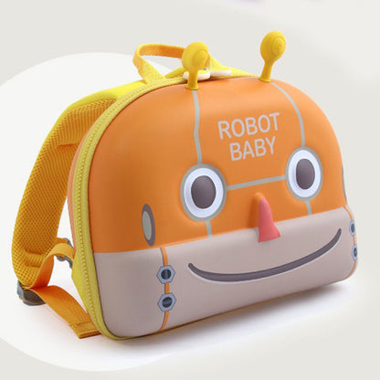 3D Robot Hard Shell Backpack for Toddlers (2-5 Yrs) – Waterproof, Lightweight & Ergonomic Kindergarten School Bag