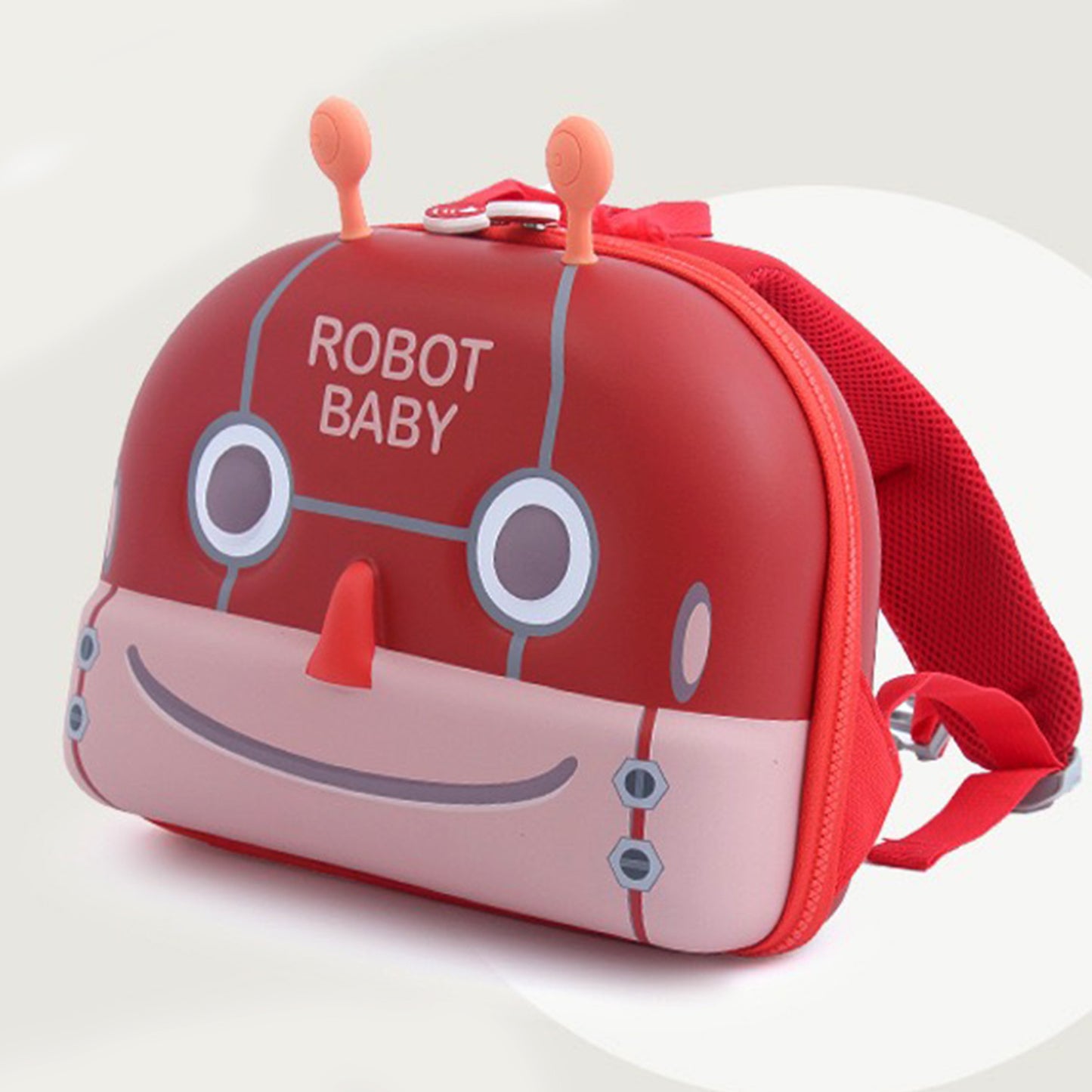 3D Robot Hard Shell Backpack for Toddlers (2-5 Yrs) – Waterproof, Lightweight & Ergonomic Kindergarten School Bag
