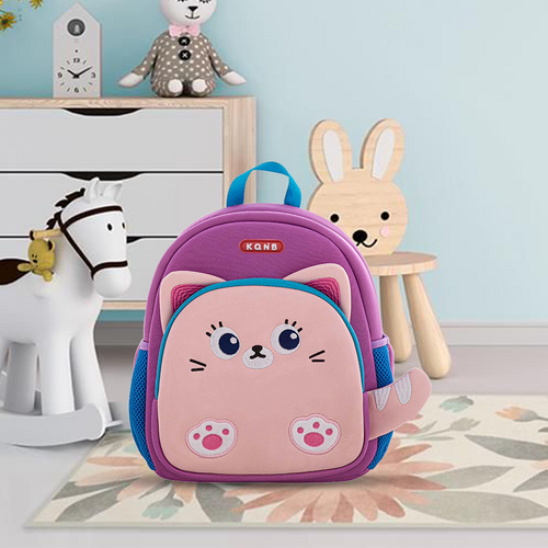 Durable Purple Kids Backpack with Adjustable Straps