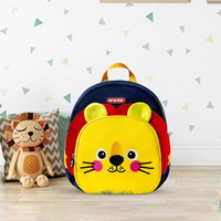 Lightweight Blue Kids Backpack with Multiple Compartments