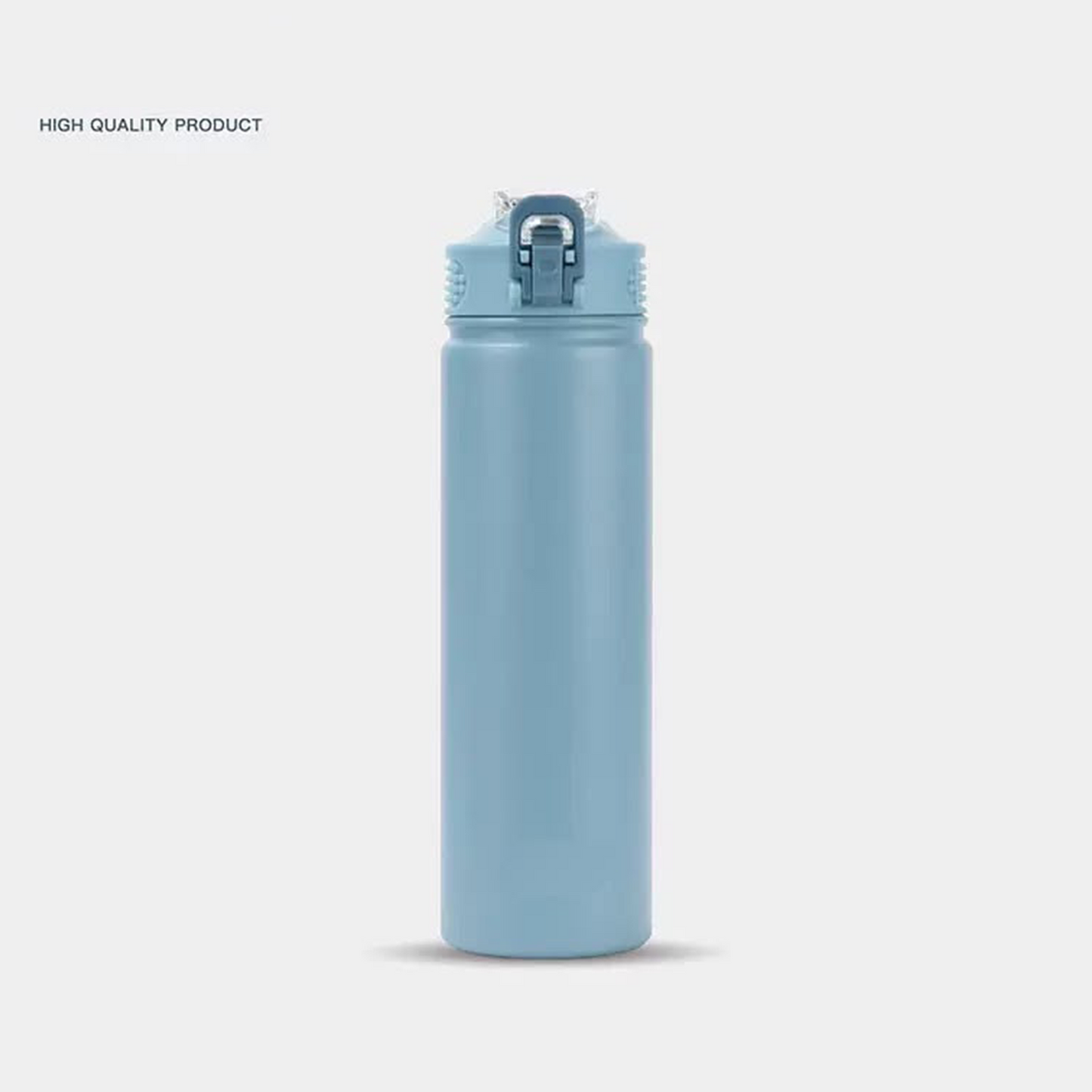 Large-Capacity Straw Water Bottle for Men and Women Students, Portable Outdoor Insulated Bottle