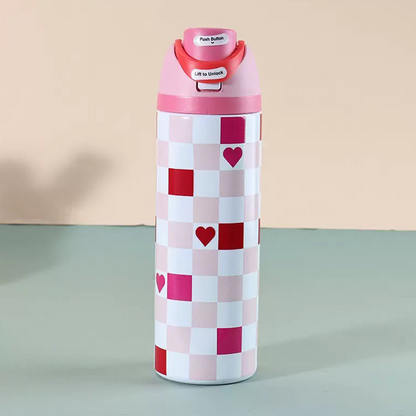 BAGMIRE 710ml Vacuum Insulated Stainless Steel Water Bottle | Leakproof Double Wall Thermal Flask | BPA-Free Hot & Cold Bottle for School, Office, Travel & Gym