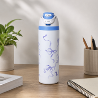 BAGMIRE 710ml Vacuum Insulated Stainless Steel Water Bottle | Leakproof Double Wall Thermal Flask | BPA-Free Hot & Cold Bottle for School, Office, Travel & Gym