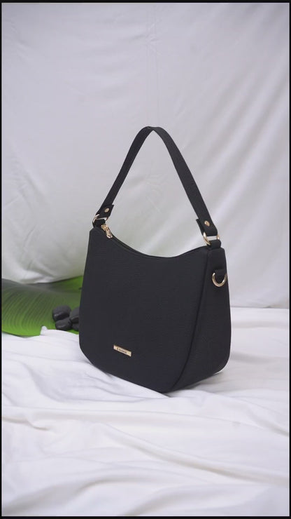 Modern Faux Leather Hobo & Crossbody Bag-Adjustable Strap For Everyday Style